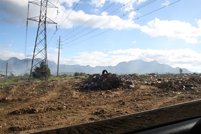 Landfill site progress report